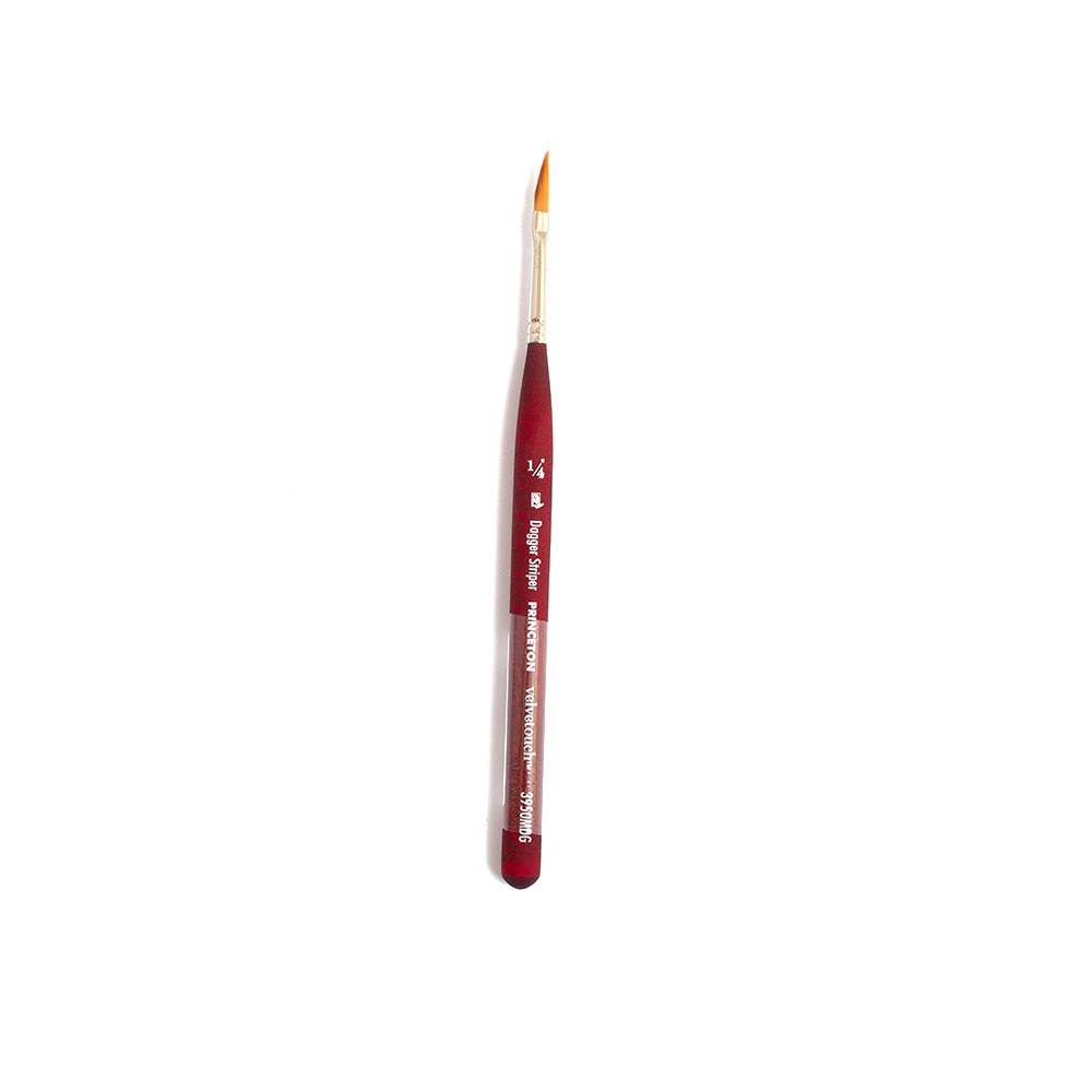 Princeton, Brushes, Art & School, Velvetouch, Multimedia, Dagger Striper, 1/4, 398258